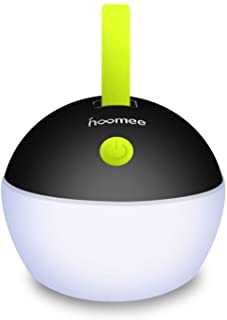 HOOMEE Lampara Led Portatil - USB Recargable - Premio Red Dot - Para Camping- Emergencias- Decoracion del hogar - Impermeable- a prueba de polvo - 4 modos de luz
