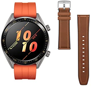 Huawei Watch GT Active - Reloj Inteligente- Naranja- 46 mm- Reloj+Correa