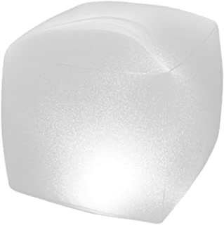 Intex 28694 - Lampara LED flotante para piscinas & forma de Cubo 23 x 23 x 22 cm