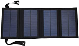 Jadpes Panel Solar Plegable USB de 5V- Cargador de Panel Solar Plegable USB de 5V Cargador de bateria portatil de Viaje para Casas de RV- Barco -Panel Solar de 12V Paneles solares de RV de 100w
