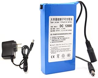 JIAN YA NA DC12680 Bateria recargable portatil 6800mAh 12V para camaras videocamaras