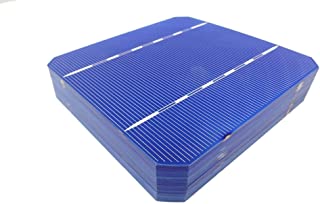 MISOL 10 pcs of Mono Solar Cell 5x5 2.8w- GRADE A- monocrystalline cell- DIY solar panel- for DIY solar module-Mono Solar 5x5 celular 2.8W- grado A- celula monocristalino- el panel solar de DIY- para el modulo solar de bricolaje