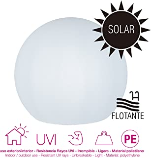 Moovere Boole Esfera Iluminada Decorativa Integrado- 0.3 W- Blanco Translucido- 40 x 35 cm