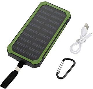 NOBRAND Unibell 20000mAh portatil Cargador de bateria Solar del Banco Externo de energia de la energia 6pcs LED con luz Verde