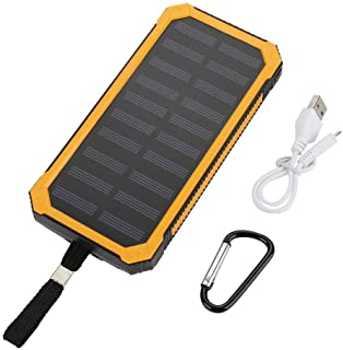 NOBRAND Unibell 20000mAh portatil Cargador de bateria Solar del Banco Externo de energia de la energia con 6pcs LED Amarillo Claro