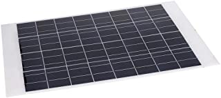 Panel solar- 18 V- 30 W- panel solar policristalino- mini panel solar portatil- cargador solar portatil con nucleo de carga para panel solar + 2 m cable de sujecion