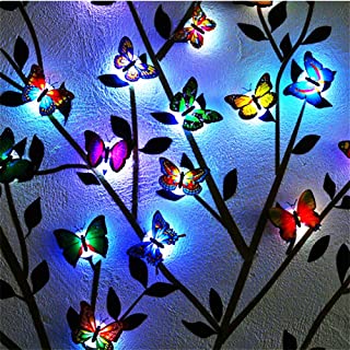 (Paquete de 24) Adhesivos de pared de mariposa luminosa 3D- decoraciones para el hogar- arte para la decoracion de la pared- arte para el hogar- habitacion para ninos- decoracion de dormitorio