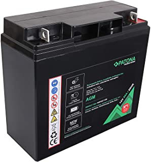 PATONA Premium AGM 12V 20Ah bateria de Plomo acido VRLA Sin Mantenimiento 1800 ciclos