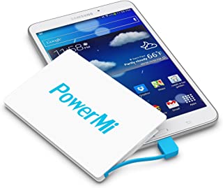 PowerMi Bateria Externa Movil tamano Tarjeta de credito – Compatible con Samsung Galaxy- iPhone – Cargador Externo portatil Ultra Delgado y Ligero – Power Bank Mini