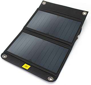 Powertraveller Kestrel 40: cargador solar portatil con bateria integrada de 10000 mAh - Panel solar plegable de 12 W- resistente- carga tableta- smartphone- reloj inteligente- GPS y mucho mas.