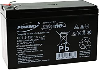Powery Bateria de GEL 12V 7-2Ah