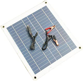 SJZV Energia Solar Tablero de bateria El Cargador Cargar 12V Coche Bateria- Semi-Flexible