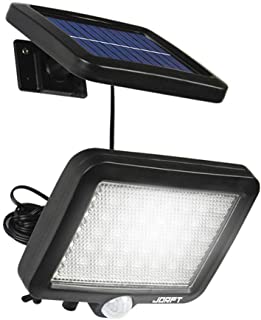 Solar Security Lights- Jorft 56 LED Solar Lamp Human-Light Sensor Waterproof Bright Lights for Garden- Fence- Stairs- Yard or Driveway Use