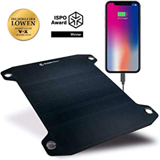 Sunnybag LEAF PRO - El panel solar flexible mas potente del mundo - Cargador solar para exteriores Premium - Ganador del premio ISPO