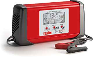 Telwin TE-807586 Cargador de Bateria- Rojo y Negro