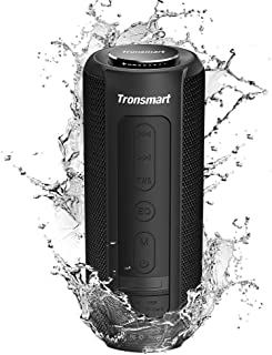 Tronsmart T6 Plus Altavoces Bluetooth 40W- Altavoz Portatiles Waterproof IPX6 con Powerbank- 15 Horas de Reproduccion- Sonido Estereo TWS- Efecto de Triple Bajo- Speaker Bluetooth 5.0 y Manos Libres
