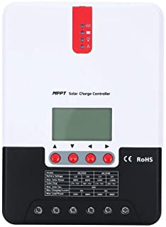 vFound MPPT Controlador de carga solar Pantalla LCD de 12V - 24V que identifica automaticamente el voltaje del sistema para un regulador inteligente(30A)