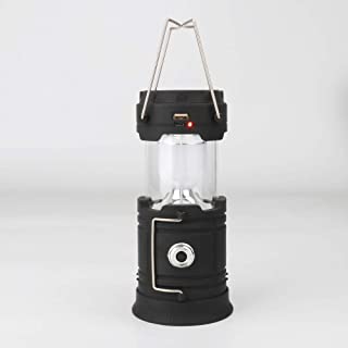VOANZO LED Camping Linterna 18650 Bateria de Litio Carga Solar Multifuncion de Emergencia Camping Lampara Telescopica de la Tienda