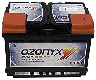 wccsolar.es Bateria Solar 85ah 12v Ozonyx bateria Solar de 12v