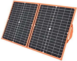 WXJHA Panel Solar Plegable 40W Kit de Cargador de bateria Portable Kit 12V - DC 5V USB para el telefono Celular- Coches- iPad- Ordenador portatil- Fuente de alimentacion portatil- Power Bank