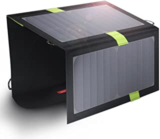 X-DRAGON 20W Cargador Panel Solar Placa Solar Plegable (Doble Puertos USB for Moviles- Tablets y Otros Dispositivos Digitales)