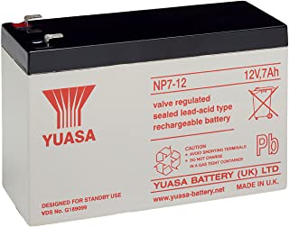 Yuasa NP7-12 - Bateria recargable de plomo 12 V (230-6-35mm)